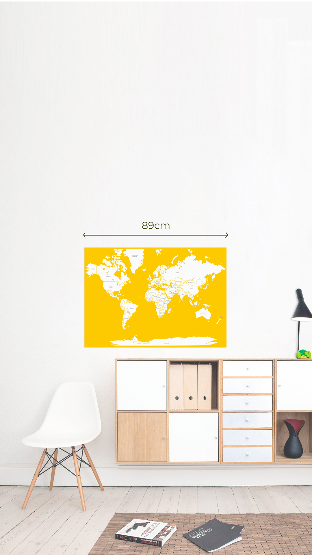 Mapamundi en espa&ntilde;ol peque&ntilde;o